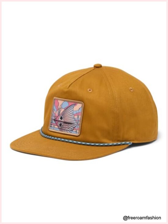 Flat Bill Snapback Baseball Cap for Outdoor Activities
